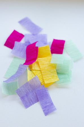 DIY Crepe Paper Sprinkles