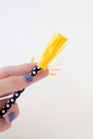 DIY Fringe Pencils