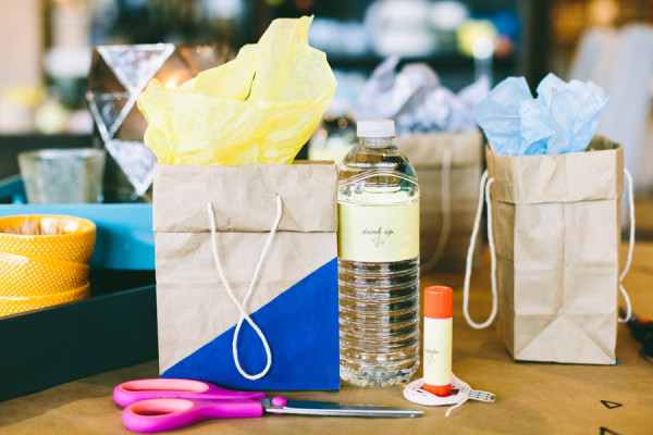 DIY Geometric Gift Bags