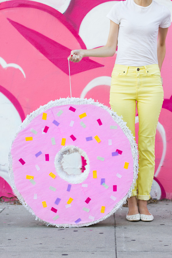 A Virtual Baby Shower for Lexy + A Giant DIY Donut Piñata