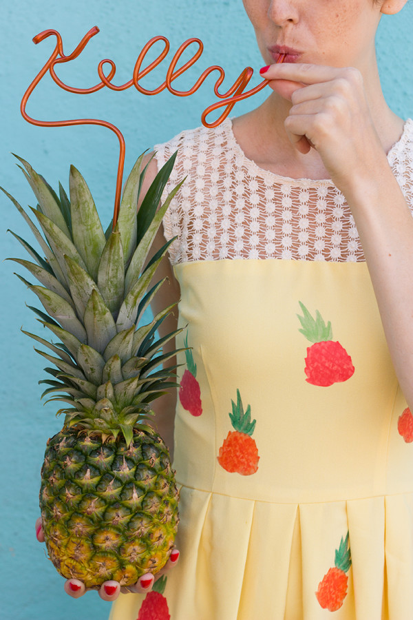 DIY Pineapple Dress and Free Printable