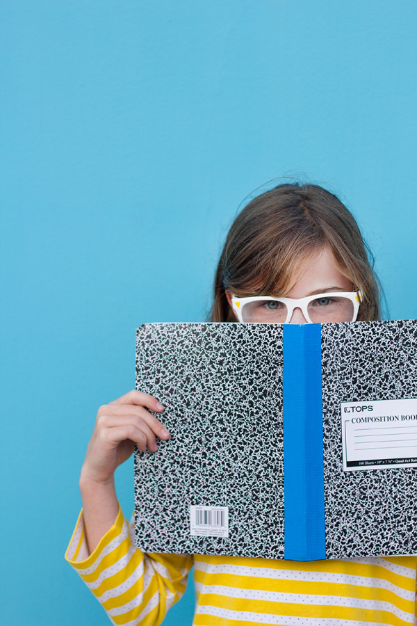 Duct Tape Marble Notebook DIY