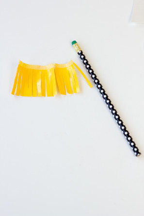 Fringe Pencil Toppers