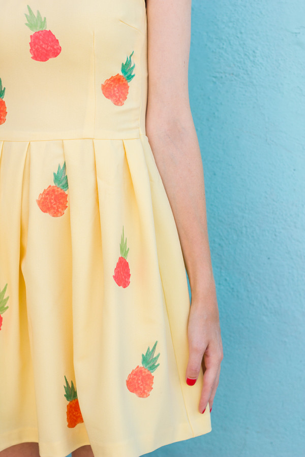 Pineapple Dress DIY and Free Printable