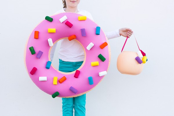 How to Make a Donut Pillow (or a Giant Donut Halloween Costume)