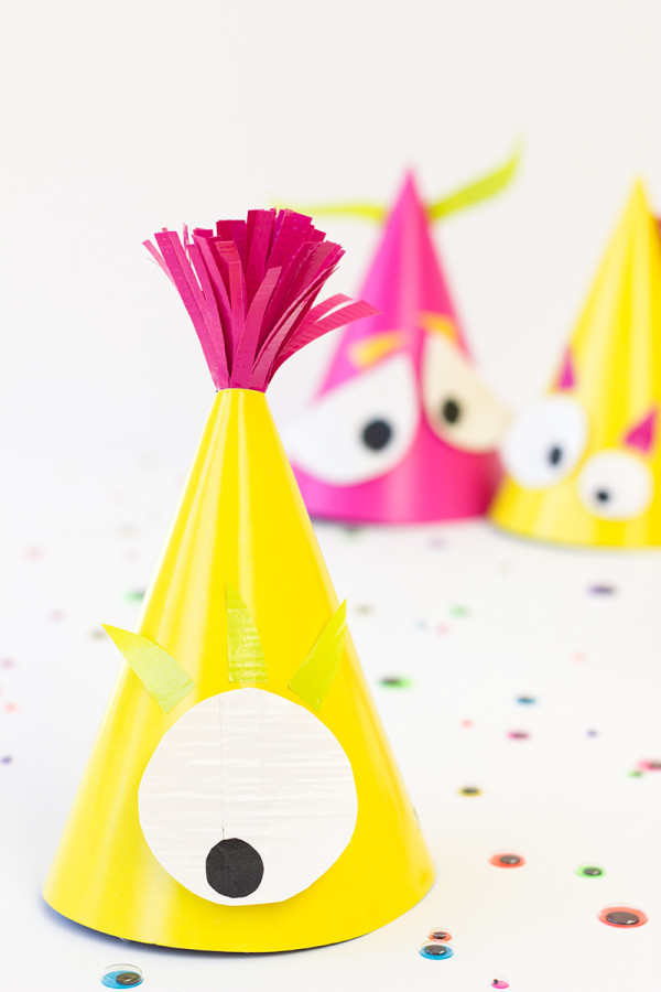 DIY Monster Party Hats