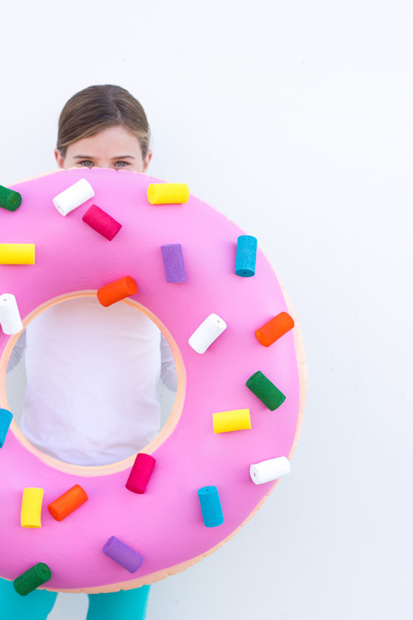 How to Make a Donut Pillow (or a Giant Donut Halloween Costume)