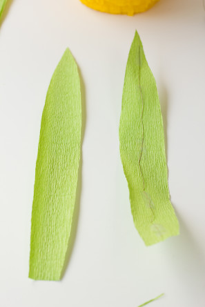 How To Make Crepe Paper Leaves