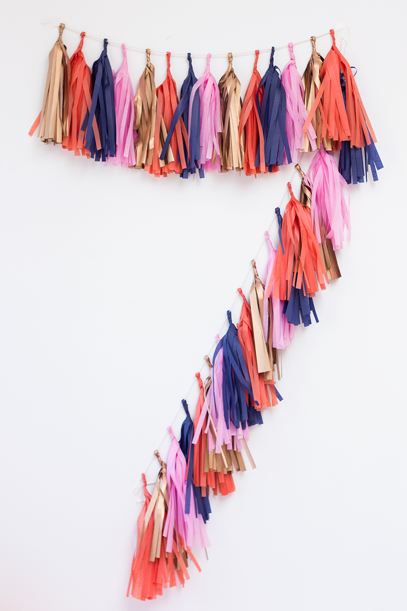 DIY Tassel Garland Numbers (+ A Giveaway!) Studio DIY