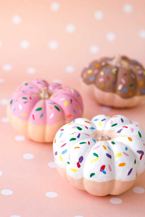 DIY Donut Pumpkins