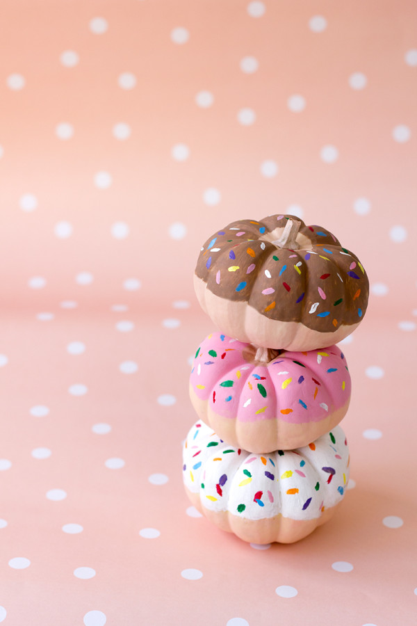 DIY Donut Pumpkins