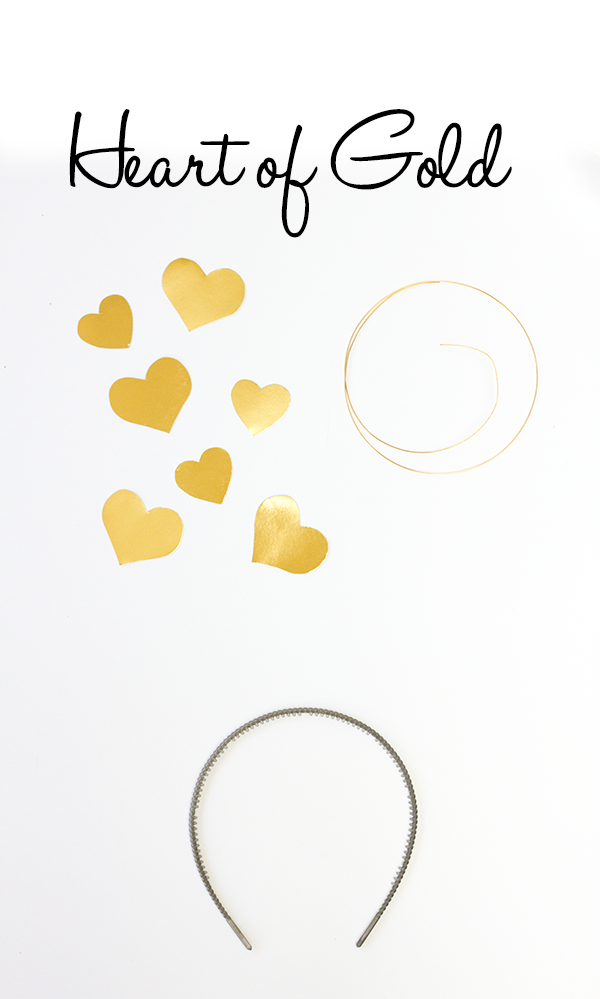 DIY Heart of Gold Costume Supplies