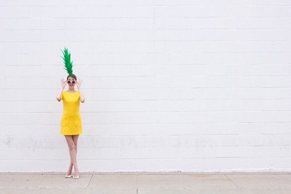 Easy DIY Pineapple Costume