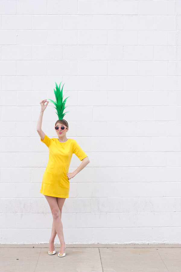 Diy Pineapple Costume For Halloween