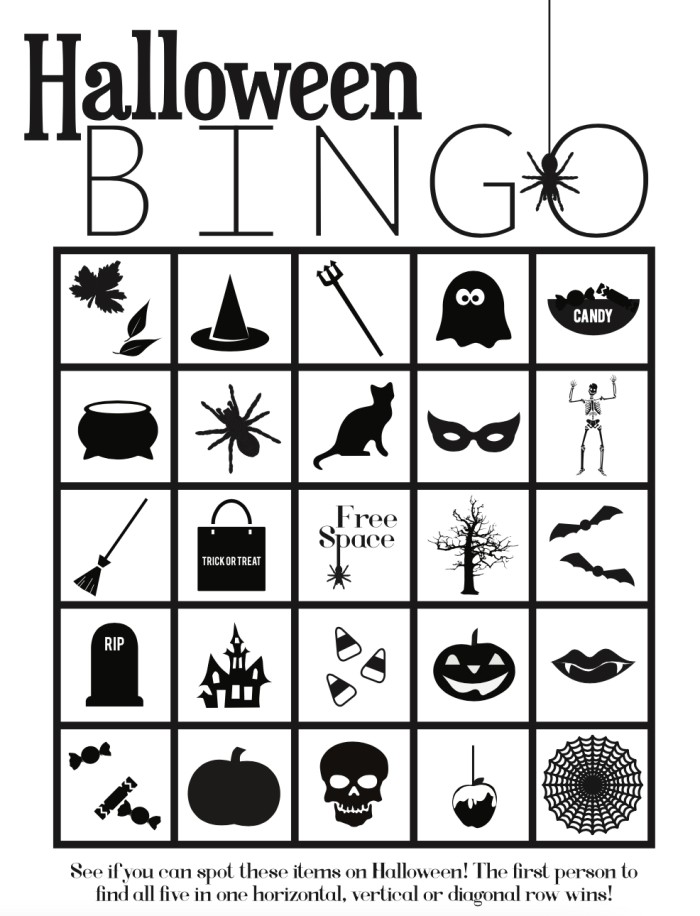 Halloween Bingo Games To Print