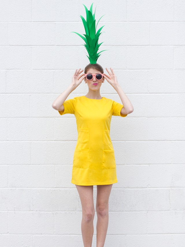 DIY Pineapple Costume for Halloween
