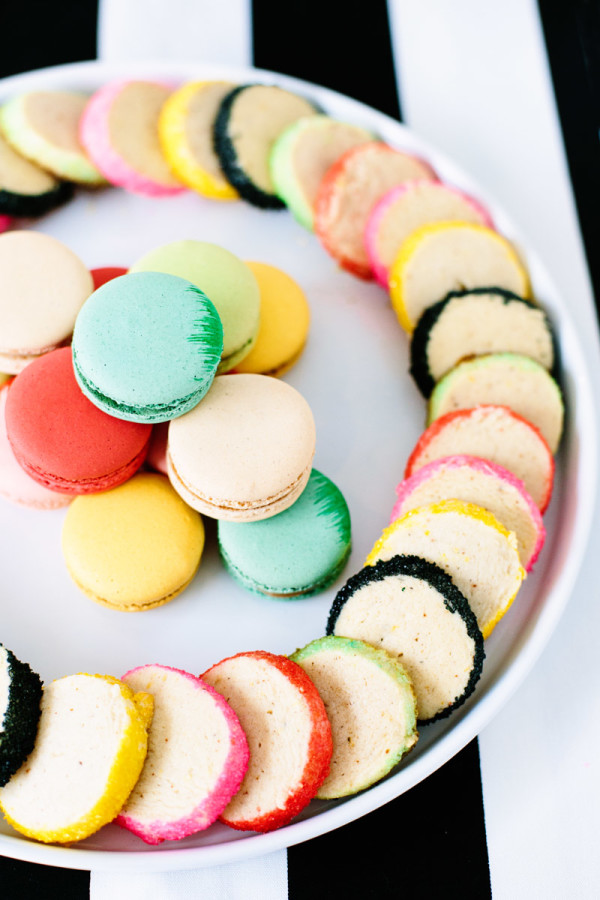 Colorful Sugar Rimmed Cookies