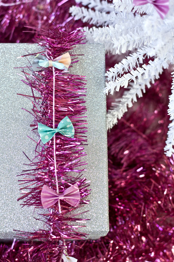 DIY Duct Tape Bow Gift Garland