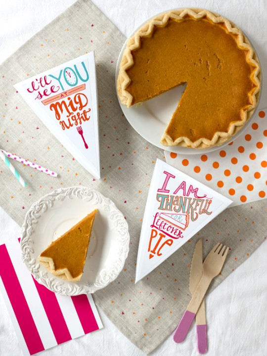 Leftover Pie Labels for Thanksgiving (Free Printable!)