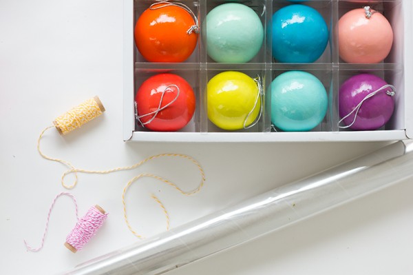 DIY Candy Ornament Favors