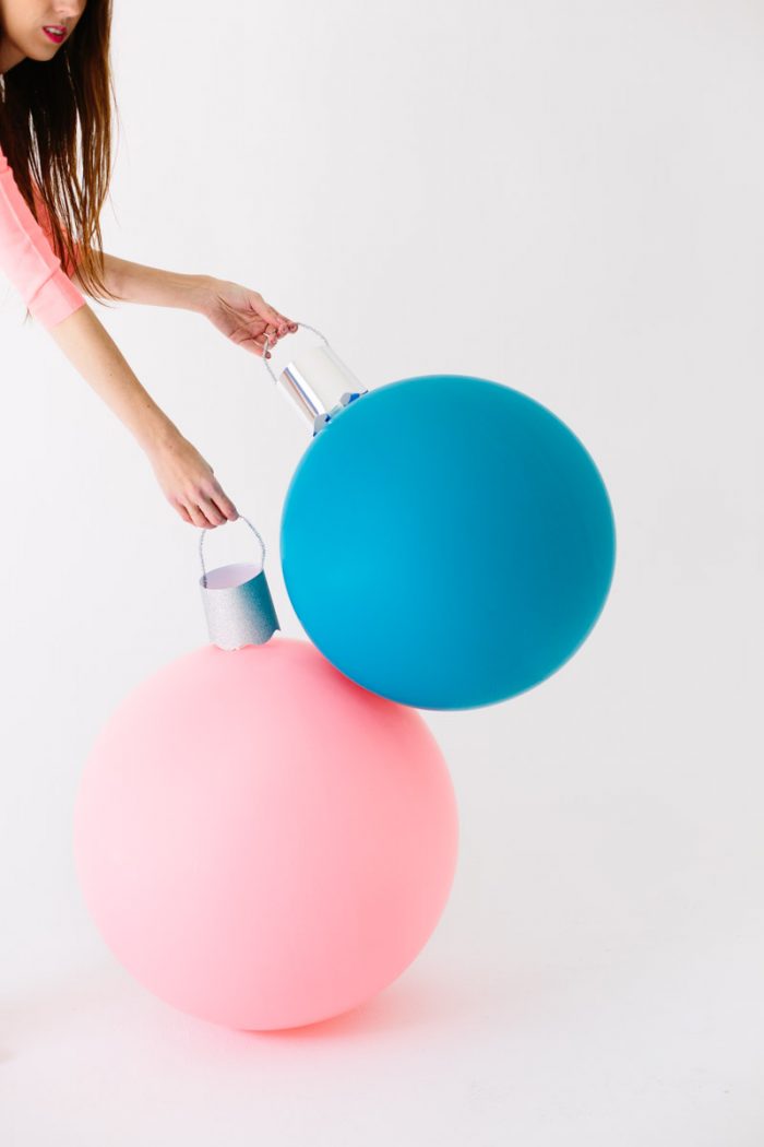 DIY Giant Ornament Balloons