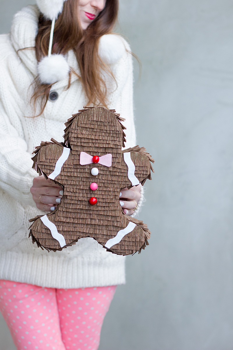 DIY Gingerbread Man Piñata