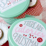 Free Cookie Tin Printables for Christmas