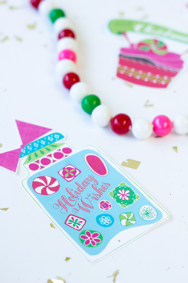 Free Printable Holiday Sweets Gift Tags