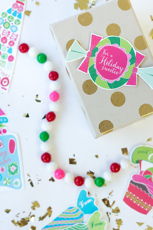 Free Printable Holiday Sweets Gift Tags