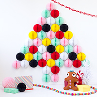 DIY Honeycomb Christmas Tree