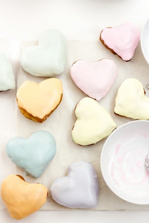 Conversation Heart Donuts