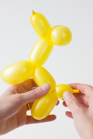 DIY Balloon Animal Cake Topper