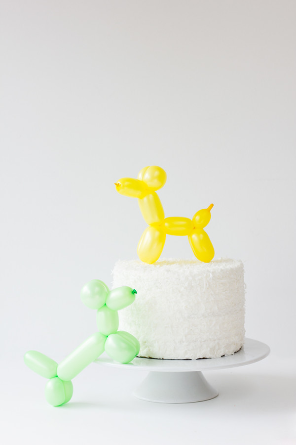 DIY Balloon Animal Cake Topper