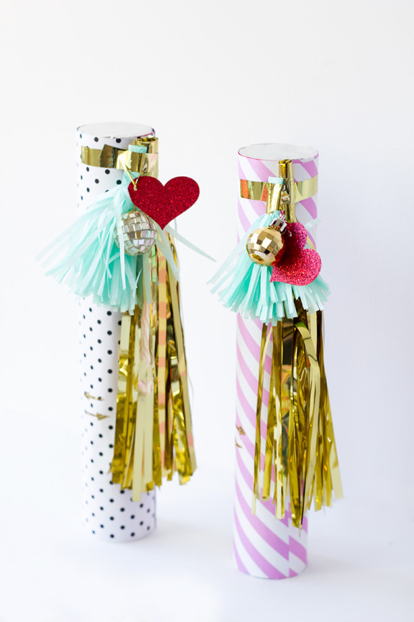 Make Confetti and Glitter Gift Wrap With Double-Sided Tape!