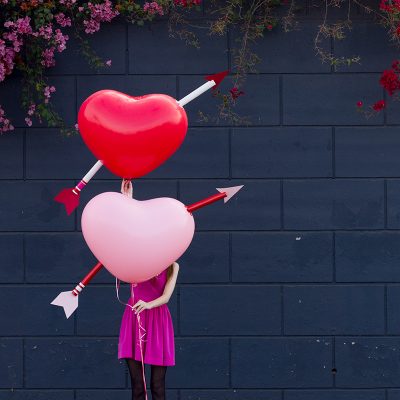 DIY Giant Cupid's Arrow Balloons