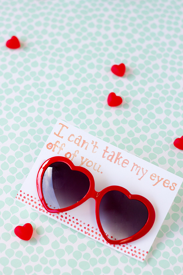 Free Printable Heart Sunglasses Valentine