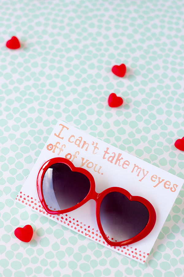 Heart Shape Sunglasses For St Valentine Stock Photo - Download