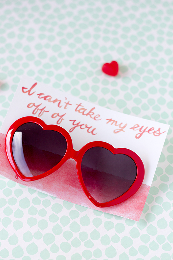 Free Printable Heart Sunglasses Valentine