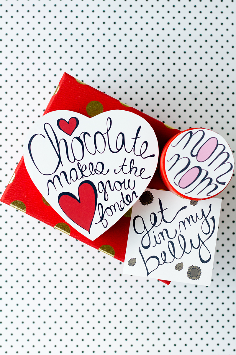 Free Printable Valentine's Day Chocolate Box Makeover