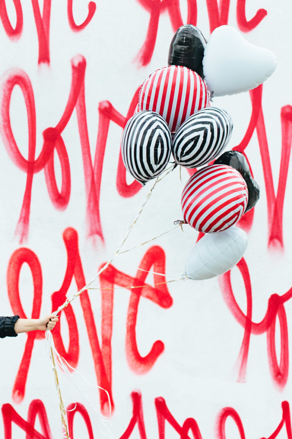 Striped Balloons