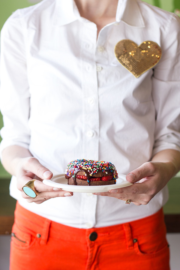 Chocolate Covered Strawberry Donut