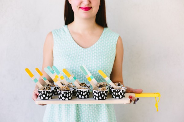 Cups of Edible Cookie Dough