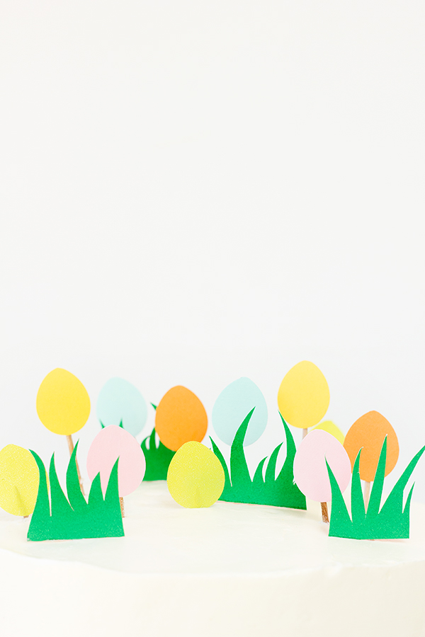 DIY Easter Egg Hunt Cake