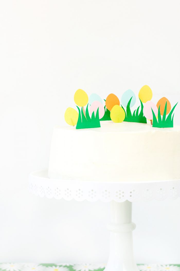 DIY Easter Egg Hunt Cake