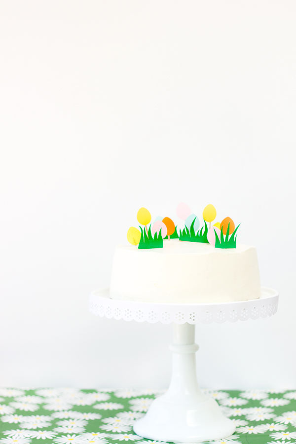 DIY Easter Egg Hunt Cake