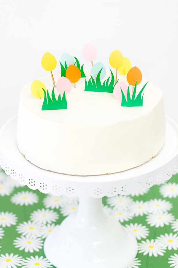 DIY Easter Egg Hunt Cake