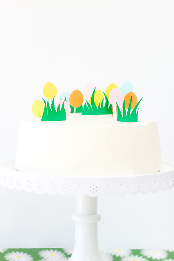 DIY Easter Egg Hunt Cake