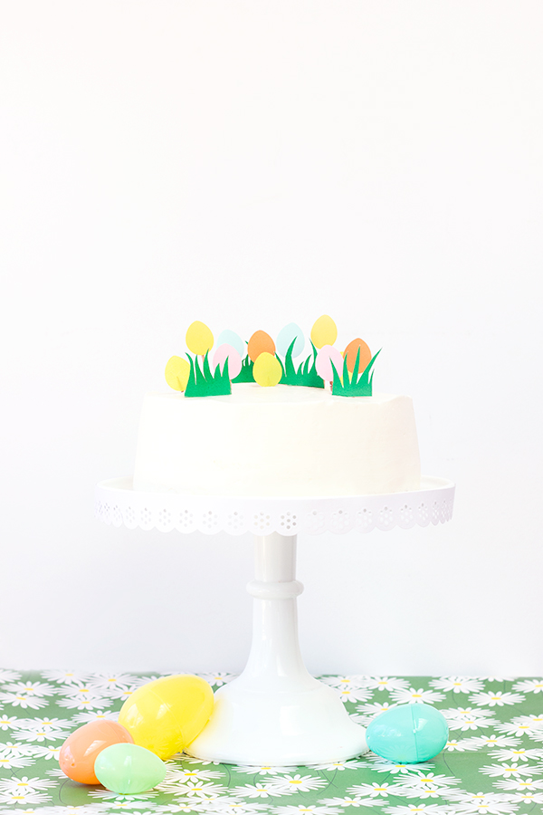 DIY Easter Egg Hunt Cake