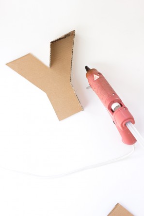 DIY Letter Shaped Boxes