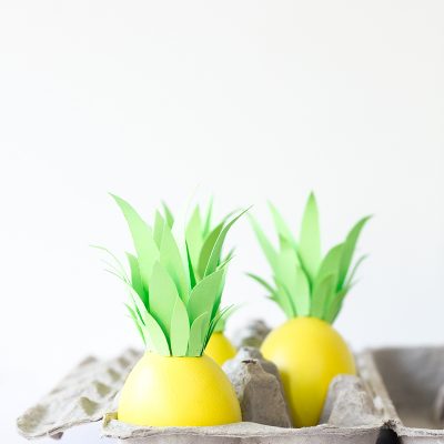 DIY Pineapple Easter Eggs